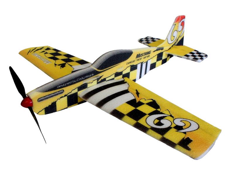 Mustang Jaune EPP 780mm Rc Factory
