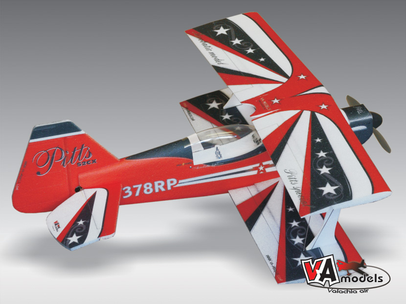 Pitts S2CX 1010mm EPP Rouge Va Models Voltige