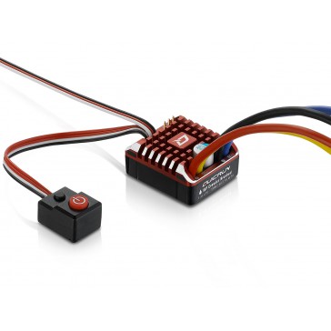 Variateur Charbon Quicrun WP Crawler + Carte de programmation Variateur Brush 