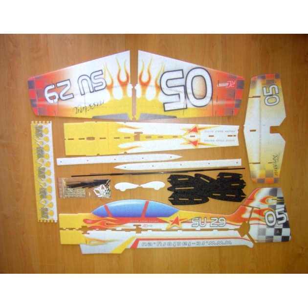 SU-29 RUSSIAN Superlite EPP 845mm RC Factory Kit Indoor