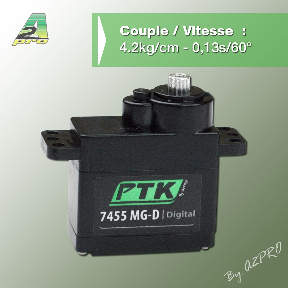Micro Servo Numérique 7455 MG-D Servos